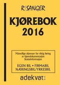 Kjørebok 2016